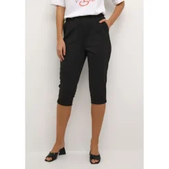 Kaffe KAjenny Capri Pants - 10508872 Black Deep fra Kaffe