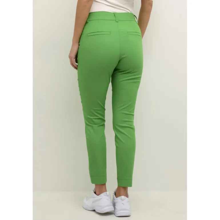 Kaffe KAlea Chino Pant - Grønne Chinos 10505191 Poisen Green fra Kaffe