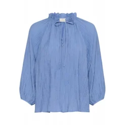 Kaffe KAlianna Blouse - Lyseblå bluse 10509400 Ebb and Flow fra Kaffe
