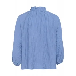 Kaffe KAlianna Blouse - Lyseblå bluse 10509400 Ebb and Flow fra Kaffe