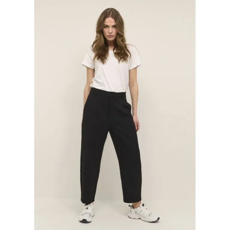 Kaffe KAmerle Pants Suiting - 7/8 bukser 10504769 Black Deep fra Kaffe