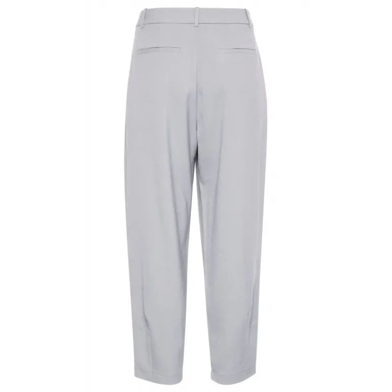 Kaffe KAmerle Pants Suiting - Lysegrå 7/8 bukser 10504769 Grey Melange fra Kaffe