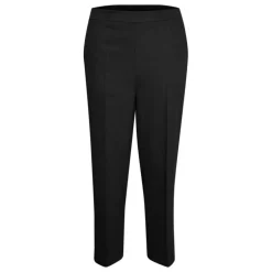 Kaffe KAsakura Cropped Pants - Buks 10506127 Black Deep fra Kaffe