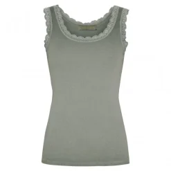 MARTA MdcAngeline top - Grøn rib top 2499 Military fra Marta du Château