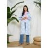 MARTA MdcClarisse Jacket - Blå printet jakke 249271 Celeste fra Marta du Château