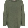 MARTA MdcDagmar Knit - Grøn langærmet strik 5001 Military2001 fra Marta du Château