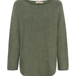 MARTA MdcDagmar Knit - Grøn langærmet strik 5001 Military2001 fra Marta du Château