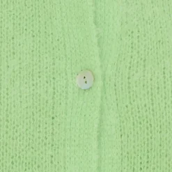 Marta MdcJuliana Knit - Grøn kortærmet Cardigan 2413 Light Green fra Marta du Château