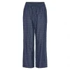 MARTA MdcLouise Pants - Blå printet buks 6782 Jeans fra Marta du Château