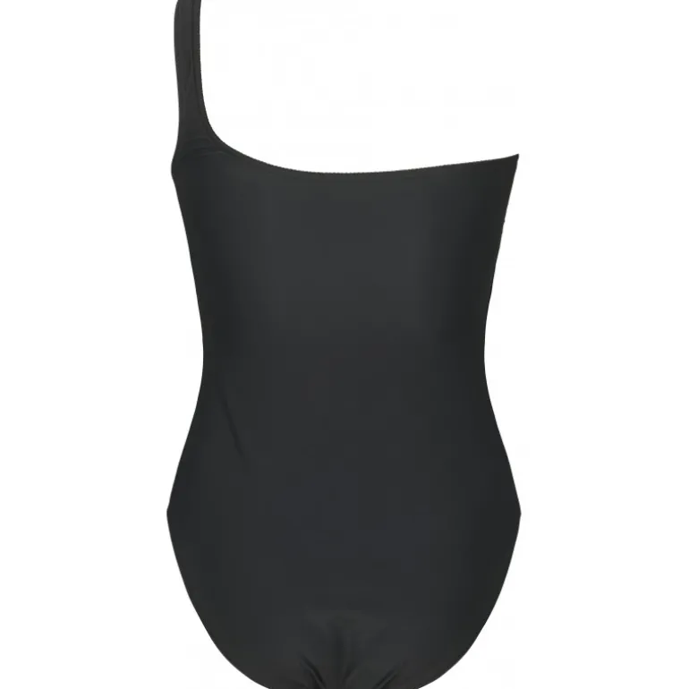 Missya Capri swimsuit - Sort one shoulder badedragt 14657 Black/gold fra Missya