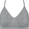 Missya Lucia Bra Top Melange - Grå seamless top 12401 Light Grey Melange fra Missya