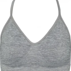 Missya Lucia Bra Top Melange - Grå seamless top 12401 Light Grey Melange fra Missya