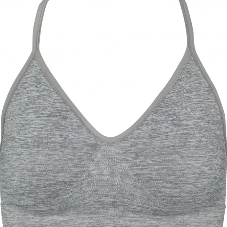 Missya Lucia Bra Top Melange - Grå seamless top 12401 Light Grey Melange fra Missya
