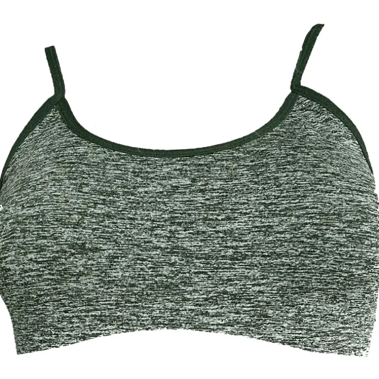 Missya Lucia Bra Top Melange - 12401 Army Melange fra Missya