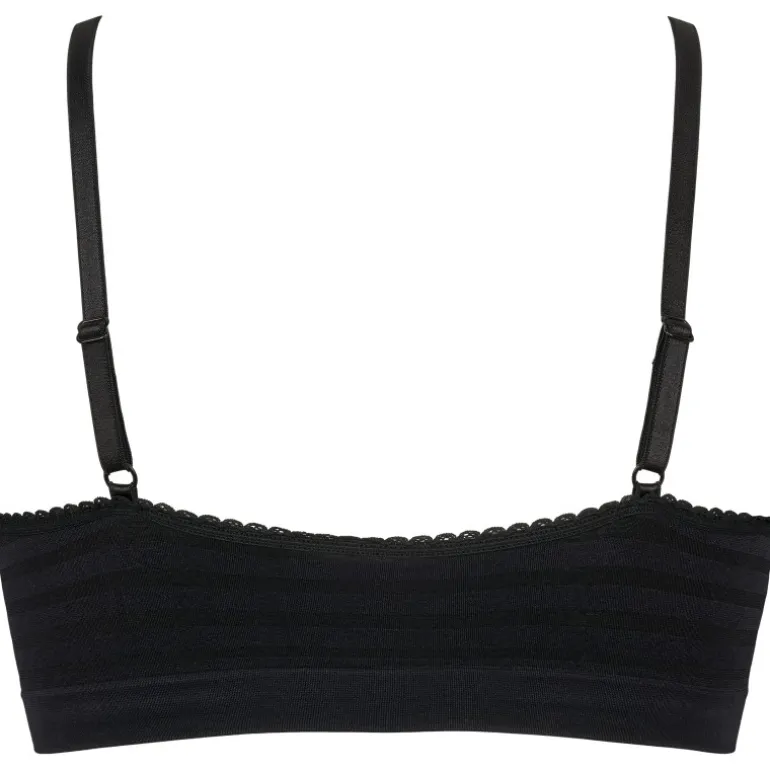 Missya Lucia Bra Top Stripe 13073 Black fra Missya