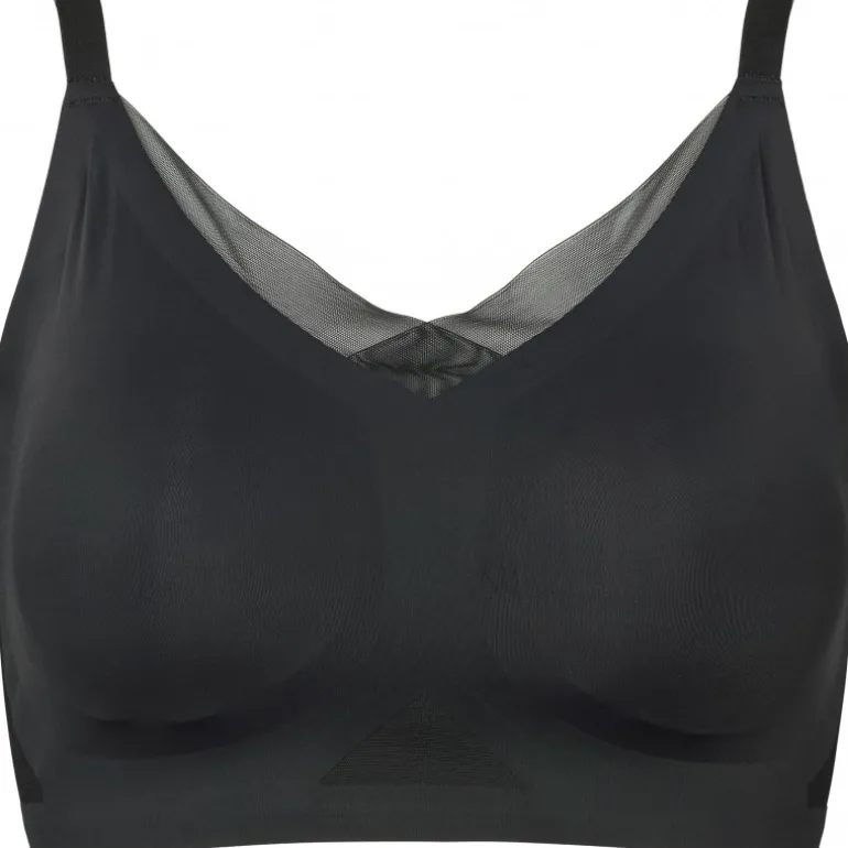 Missya Seamless bra plus - Top 14911 Black fra Missya