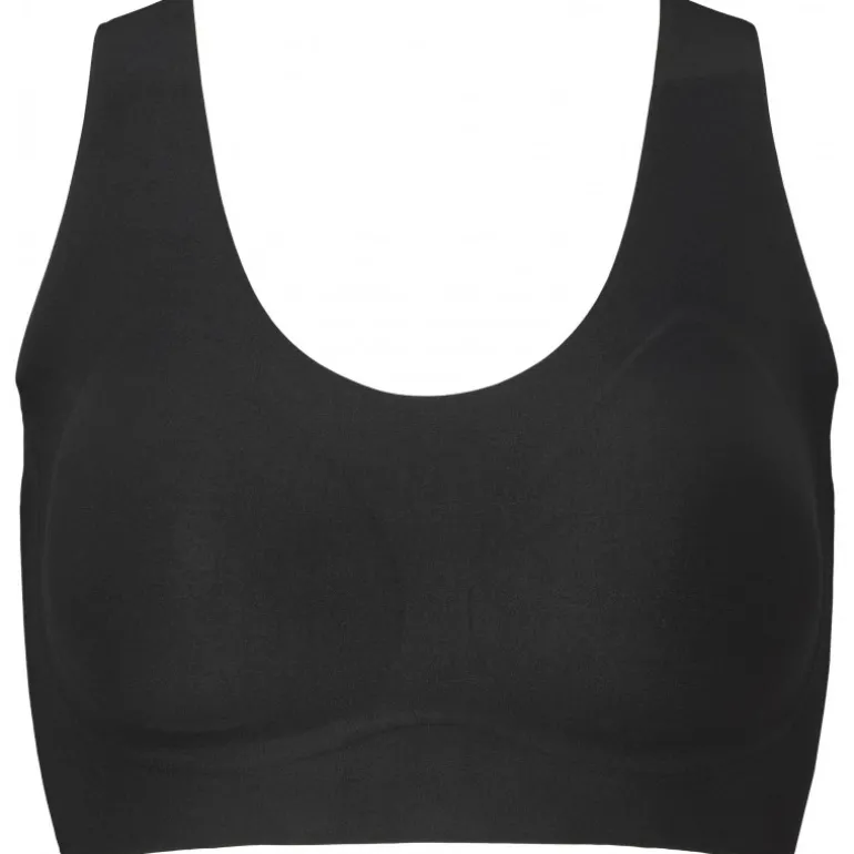 Missya Seamless bra racerback - Top med bryderyg 14912 Black fra Missya
