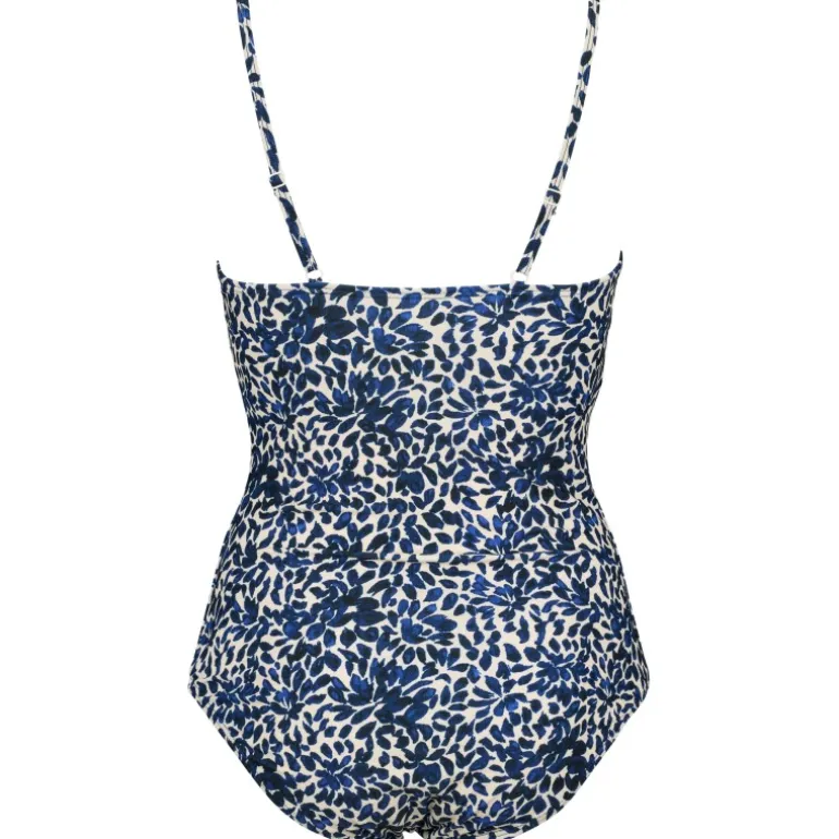 Missya Venice swimsuit - Badedragt med små blå blade 14538 Night Blue fra Missya