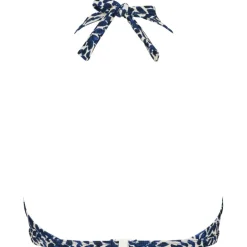 Missya Venice Top - Bikinitop med små blå blade 14536 Night blue fra Missya