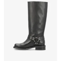 Phenumb ENCORE LONG - Lang sort bikerstøvle PBboot10003 Black fra Phenumb Copenhagen