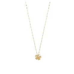 PICO Bless Necklace - Guld halskæde med firkløver J02004 fra Pico