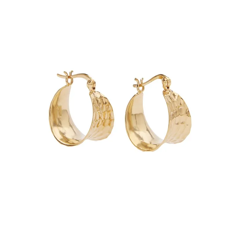 Pico Cleo Petit Hoop N01013 FG, Goldplated fra Pico