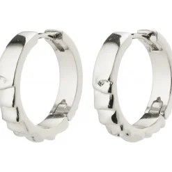 Pilgrim BLINK recycled hoops 132346003 Sølvbelagt fra Pilgrim