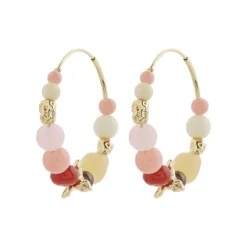 Pilgrim DREAM hoops ørering 132522803 Multi/Guldbelagt fra Pilgrim
