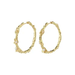 Pilgrim RAELYNN recycled hoops 602412013 Guldbelagt fra Pilgrim