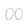 Pilgrim RAELYNN recycled hoops 602416013 Sølvbelagt fra Pilgrim
