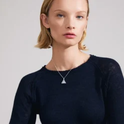 Pilgrim FOCUS recycled halskæde 112436001 Sølvbelagt fra Pilgrim