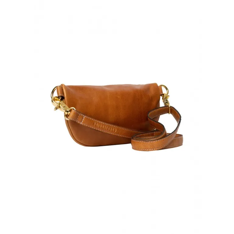 RE:DESIGNED Gitty - Cognac farvet mini bumbag 6239 Burned Tan fra RE:DESIGNED