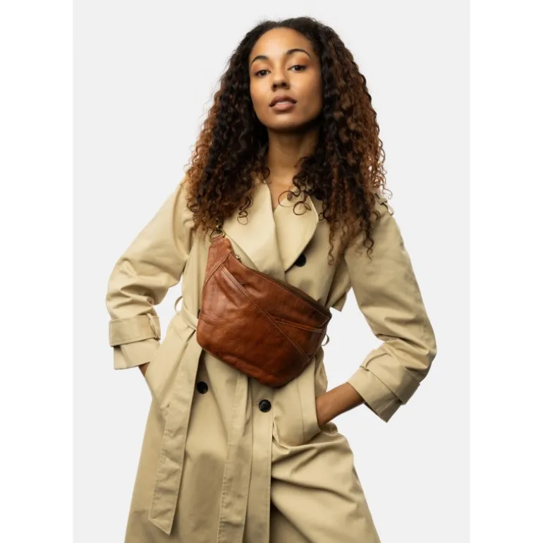 RE:DESIGNED Heddi Bumbag - Skindtaske 6313 Walnut fra RE:DESIGNED