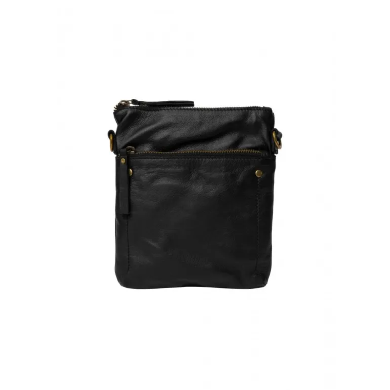 RE:DESIGNED Jara Small - Sort skind taske 6430 Black fra RE:DESIGNED