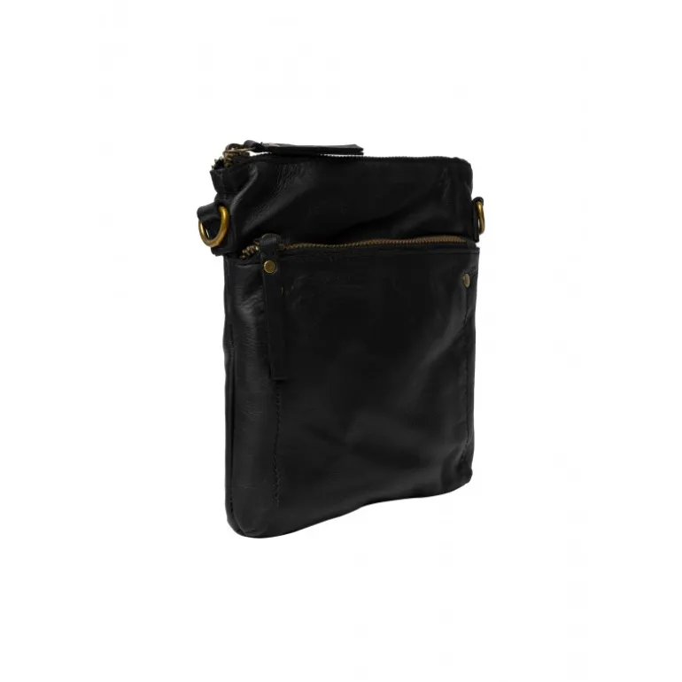 RE:DESIGNED Jara Small - Sort skind taske 6430 Black fra RE:DESIGNED