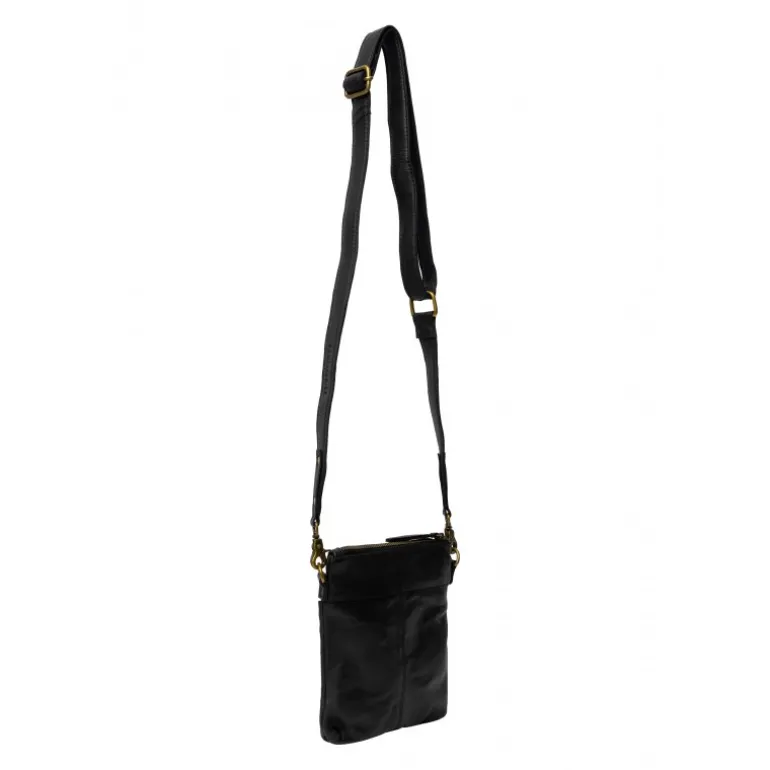 RE:DESIGNED Jara Small - Sort skind taske 6430 Black fra RE:DESIGNED