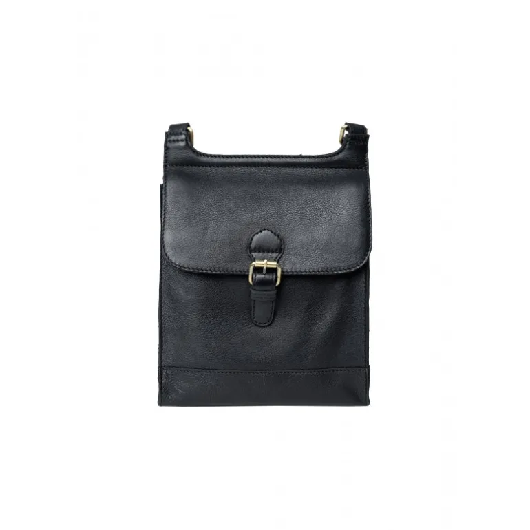 RE:DESIGNED Jeane Big - Sort crossover med spænde 6459 Black fra RE:DESIGNED