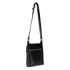 RE:DESIGNED Jeane Big - Sort crossover med spænde 6459 Black fra RE:DESIGNED