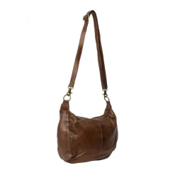 RE:DESIGNED Loni Big - Brun taske med nitter 6412 Woodsmoke fra RE:DESIGNED