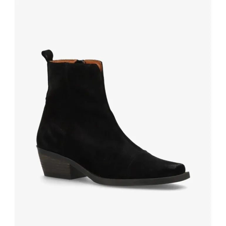 Shoedesign CALAMITY - Sort western støvle S232-1905 Suede Black fra Shoedesign Copenhagen