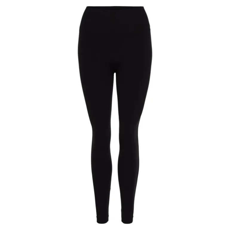 Tim&Simonsen Saga Legging HW - Sorte microfiber leggings 20604 Nero fra TimogSimonsen
