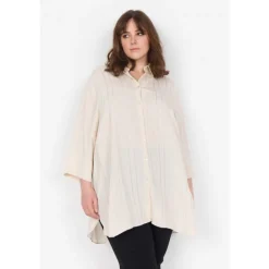 Wasabi WA-KARISSA 2 - Creme farvet skjorte W10289 Cream fra Wasabiconcept