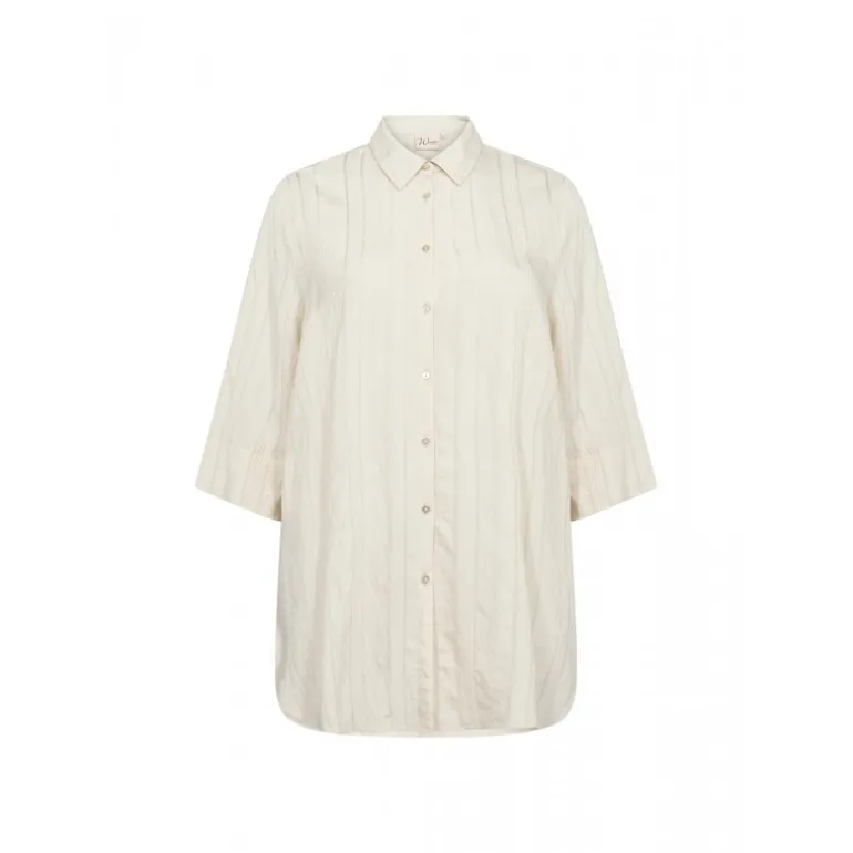 Wasabi WA-KARISSA 2 - Creme farvet skjorte W10289 Cream fra Wasabiconcept