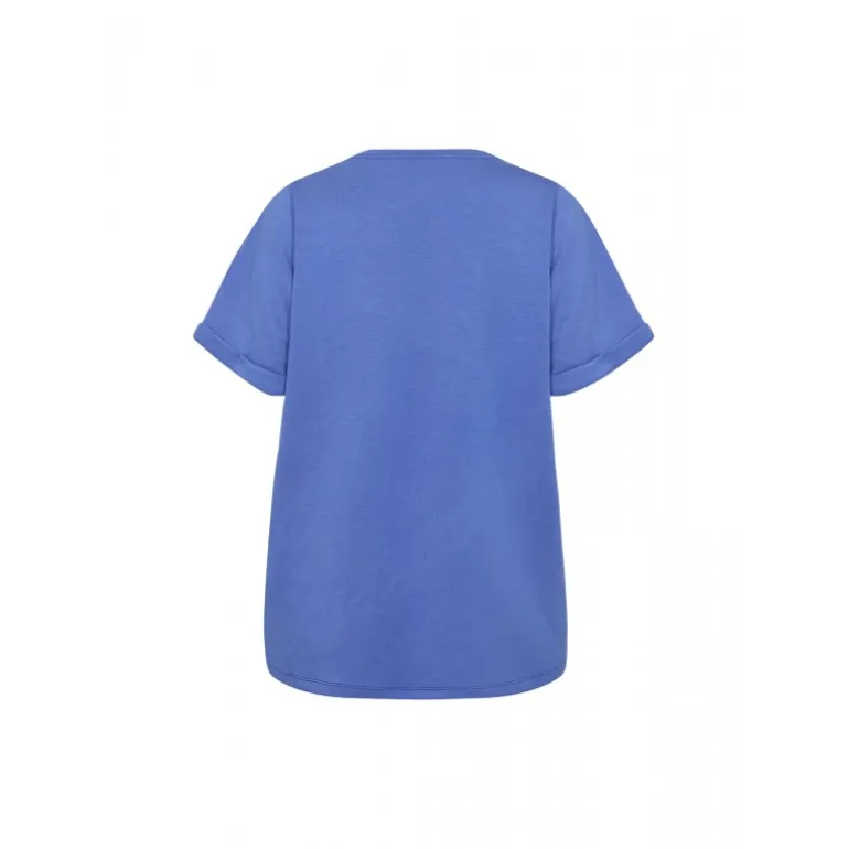 Wasabi WA-SABRINA 37 - Blå blød bluse W20305 Amparo Blue fra Wasabiconcept