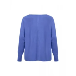 Wasabi WA-SAMANDA 1 - Blå strik med knapper i bag W30000 Amparo Blue fra Wasabiconcept