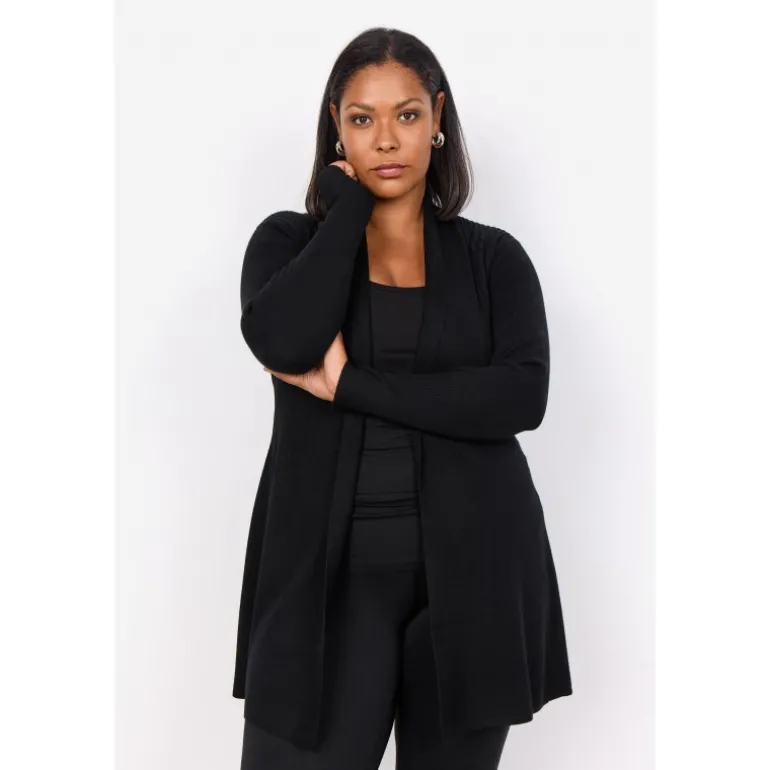 Wasabi WA-SAMANDA 2 - Sort cardigan W30001 Black fra Wasabiconcept