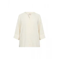 Wasabi WA-SIA 24 - Creme farvet bluse W10291 Cream fra Wasabiconcept