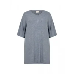 Wasabi WA-SIMONE 9 - Blå tunika W20245 Flint Blue Melange fra Wasabiconcept