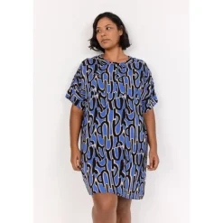 Wasabi WA-VALERA 4 - Blå printet tunika W10366 Amparo Blue Combi fra Wasabiconcept