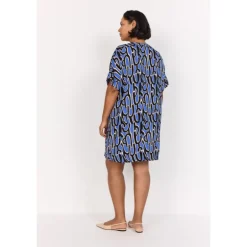 Wasabi WA-VALERA 4 - Blå printet tunika W10366 Amparo Blue Combi fra Wasabiconcept